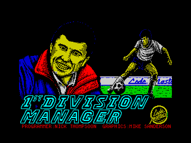 1st Division Manager image, screenshot or loading screen