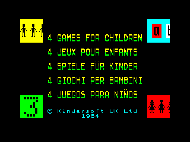 4 Games For Children image, screenshot or loading screen