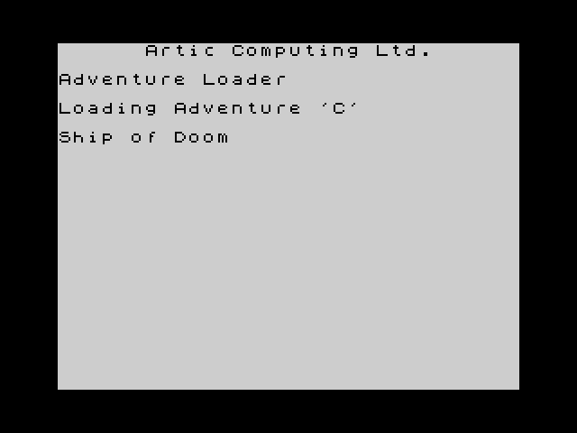 Adventure C: Ship of Doom image, screenshot or loading screen