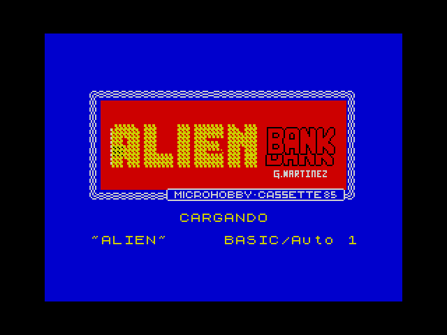 Alien Bank image, screenshot or loading screen