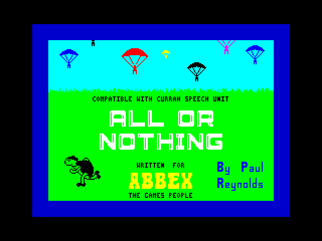 All or Nothing image, screenshot or loading screen