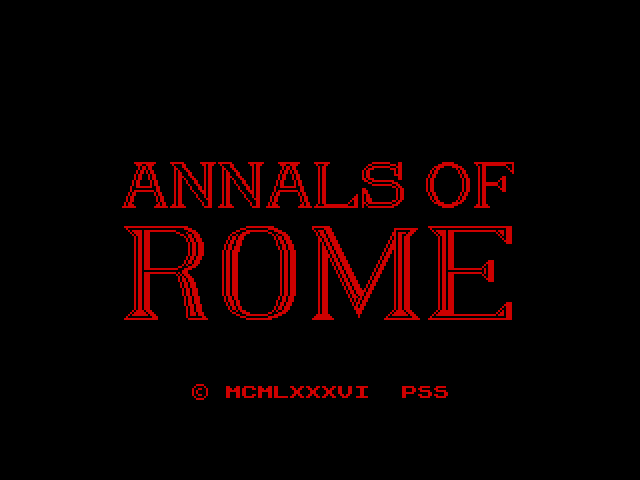 Annals of Rome image, screenshot or loading screen