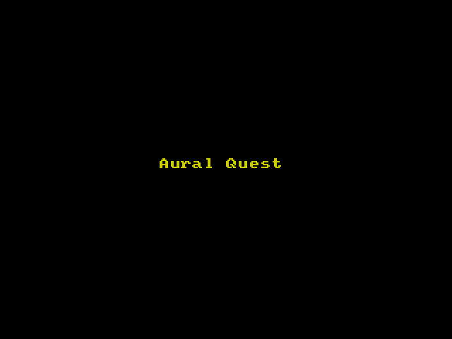 Aural Quest image, screenshot or loading screen