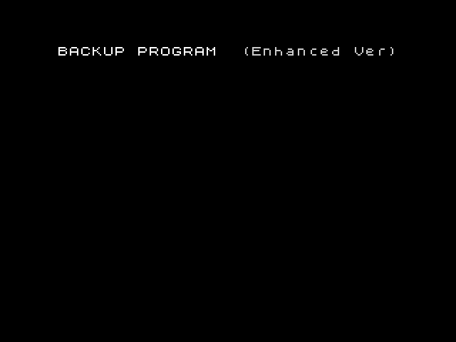 Backup MF1 image, screenshot or loading screen
