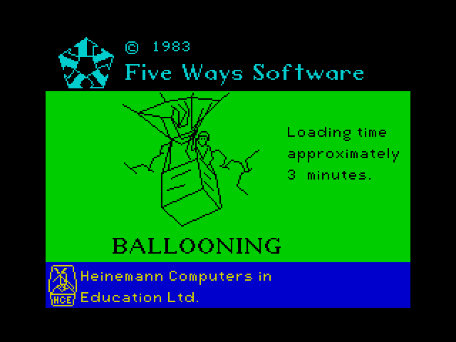 Ballooning image, screenshot or loading screen