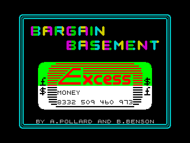 Bargain Basement!!! image, screenshot or loading screen