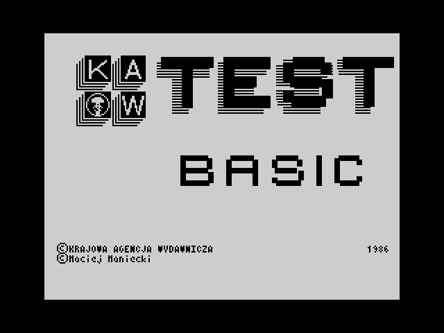 Basic Test image, screenshot or loading screen