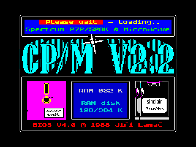 CP/M 2.2 for the LEC Memory Extension image, screenshot or loading screen