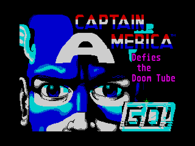 Captain America in the Doom Tube of Dr Megalomann image, screenshot or loading screen