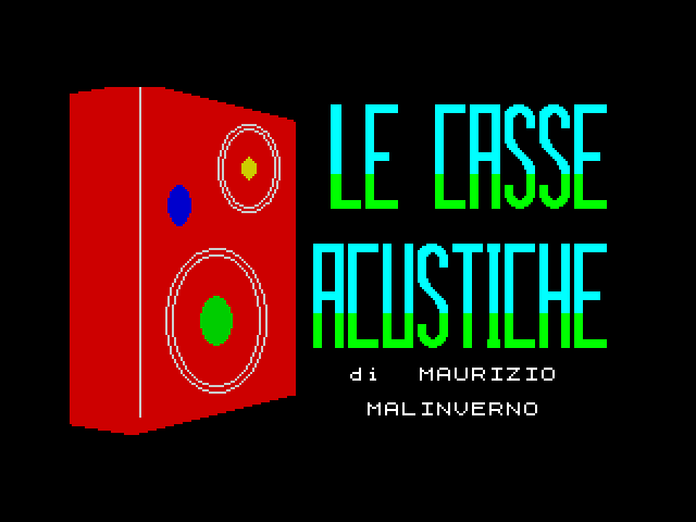 Le Casse Acustiche image, screenshot or loading screen