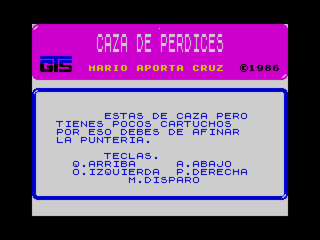 Caza de Perdices image, screenshot or loading screen