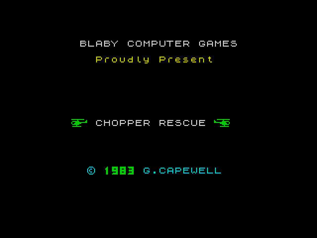 Chopper Rescue image, screenshot or loading screen