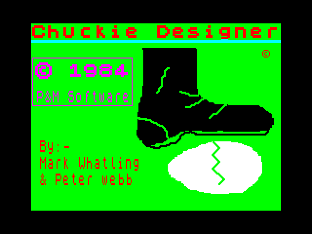 Chuckie Designer image, screenshot or loading screen