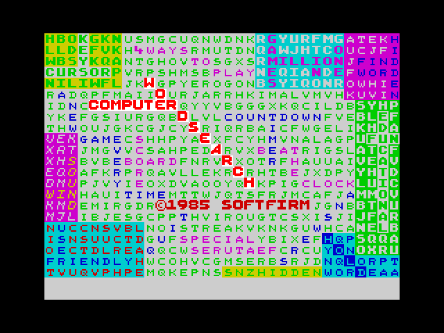 Computer-Wordsearch image, screenshot or loading screen