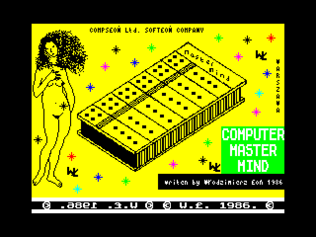 Computer Master Mind image, screenshot or loading screen