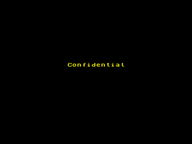 Confidential image, screenshot or loading screen