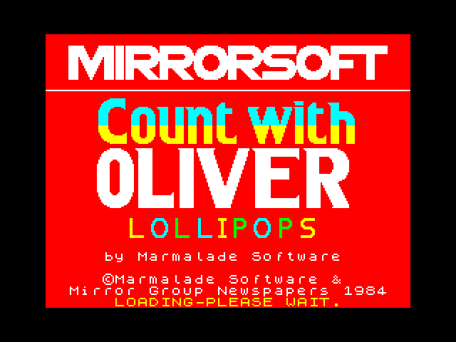 Count with Oliver image, screenshot or loading screen