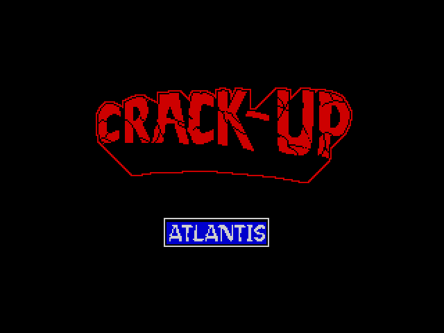 Crack-Up image, screenshot or loading screen