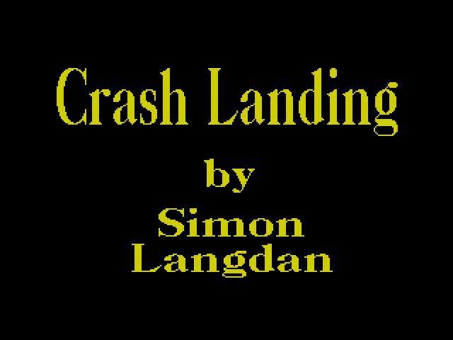 Crash Landing image, screenshot or loading screen
