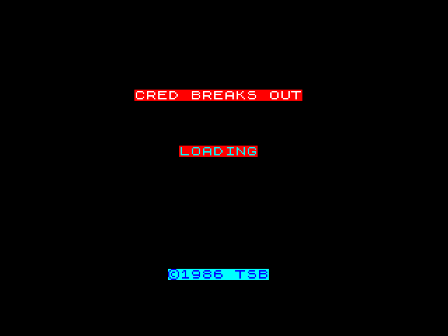 Cred Breaks Out image, screenshot or loading screen