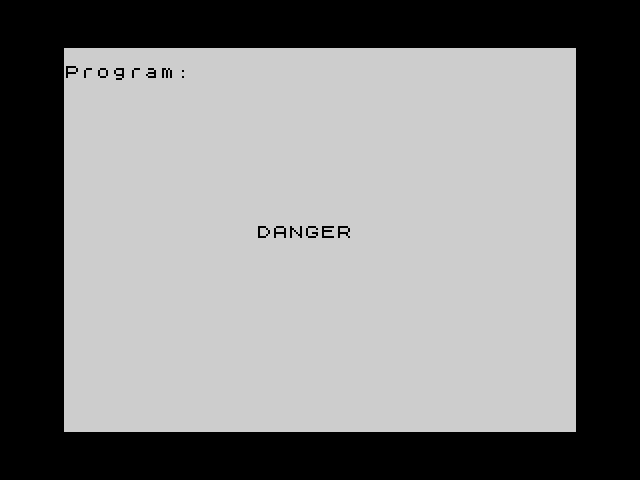 Danger image, screenshot or loading screen