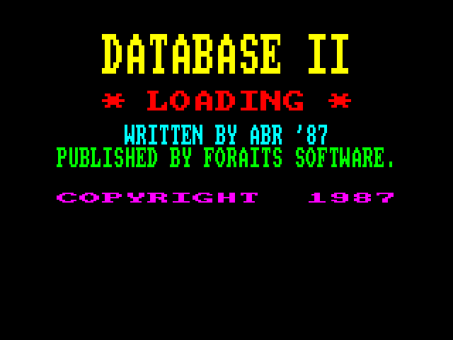Database II image, screenshot or loading screen