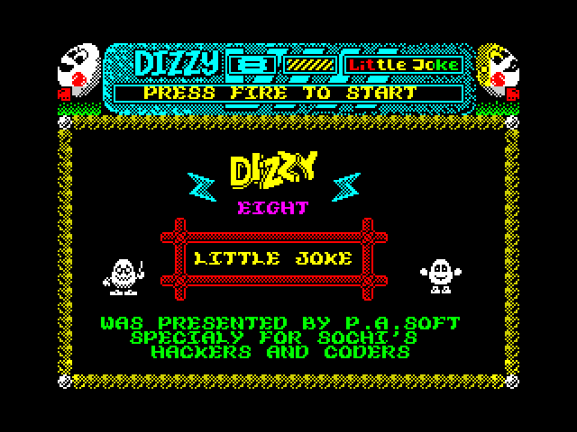 Dizzy 8: Little Joke image, screenshot or loading screen