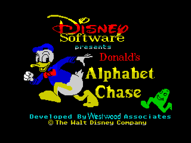 Donald's Alphabet Chase image, screenshot or loading screen