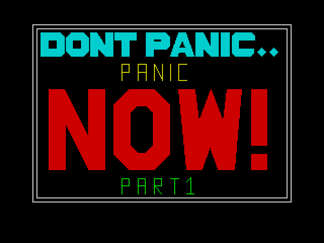 Don't Panic - Panic Now image, screenshot or loading screen