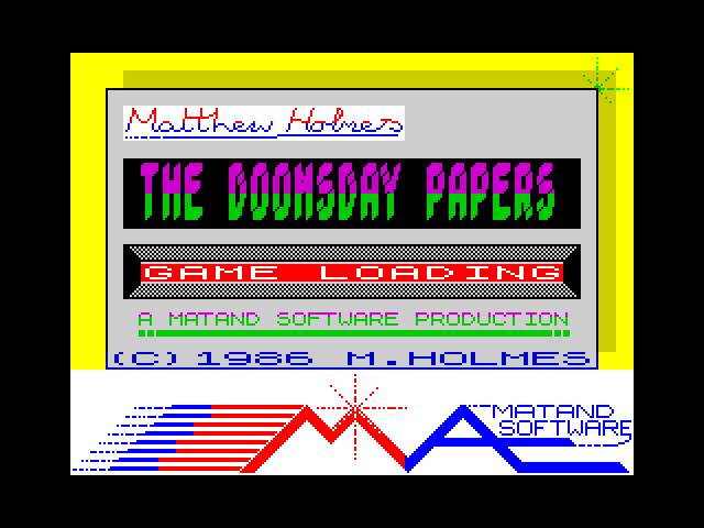The Doomsday Papers image, screenshot or loading screen