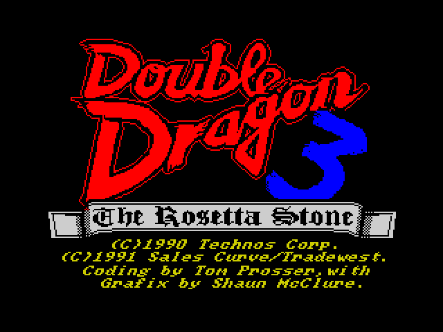 Double Dragon III: The Rosetta Stone image, screenshot or loading screen