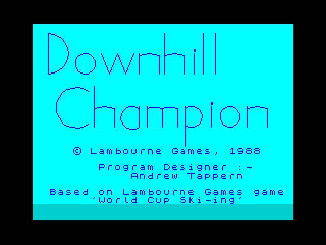 Downhill Champion image, screenshot or loading screen