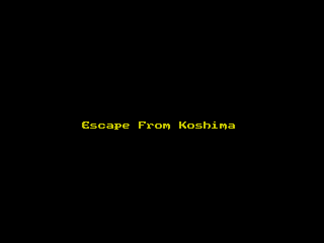 Escape from Khoshima image, screenshot or loading screen