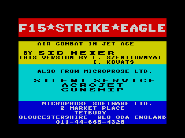 F-15 Strike Eagle image, screenshot or loading screen