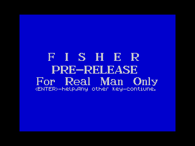 Fisher image, screenshot or loading screen