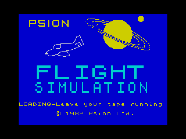 Flight Simulation image, screenshot or loading screen