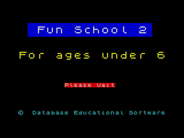 Fun School 2 for the Under-6s image, screenshot or loading screen