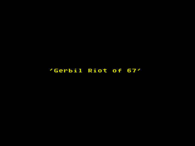 The Gerbil Riot of '67 image, screenshot or loading screen