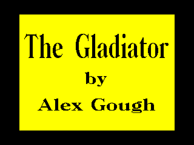 The Gladiator image, screenshot or loading screen