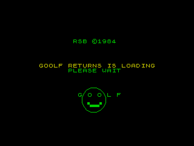 Goolf Returns image, screenshot or loading screen