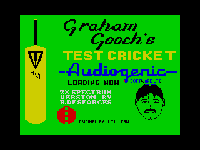 Graham Gooch's Test Cricket image, screenshot or loading screen