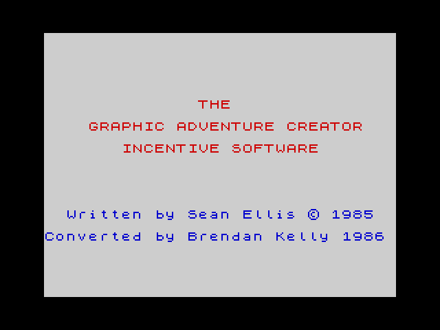 The Graphic Adventure Creator image, screenshot or loading screen