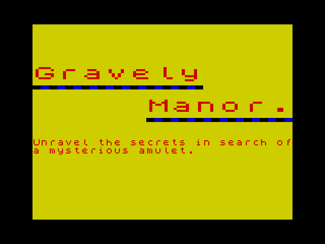 Gravely Manor image, screenshot or loading screen