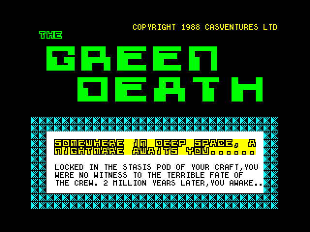 The Green Death image, screenshot or loading screen