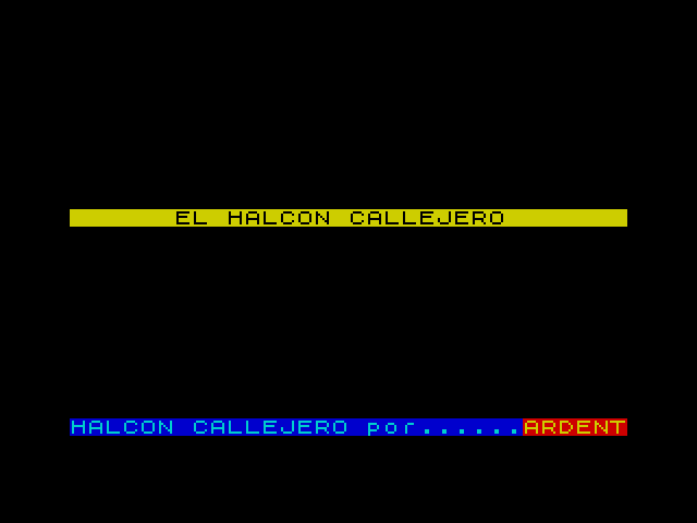 El Halcon Callejero image, screenshot or loading screen