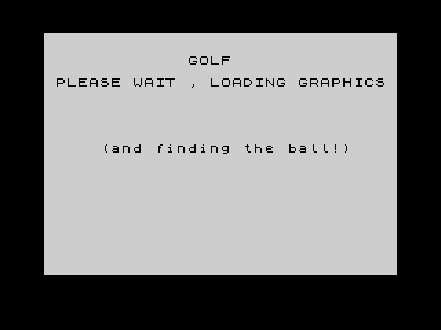 Handicap Golf image, screenshot or loading screen