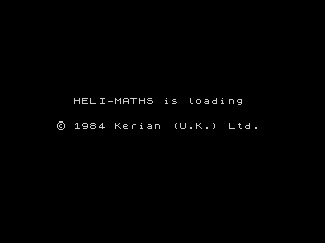 Heli-Maths image, screenshot or loading screen