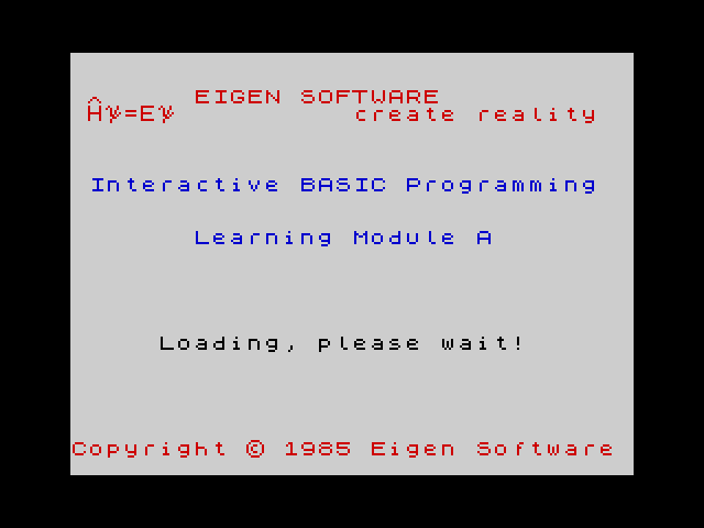 Interactive BASIC Programming image, screenshot or loading screen