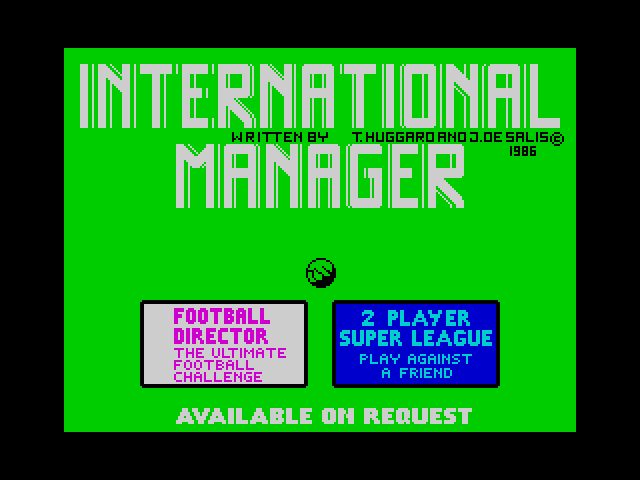 International Manager image, screenshot or loading screen