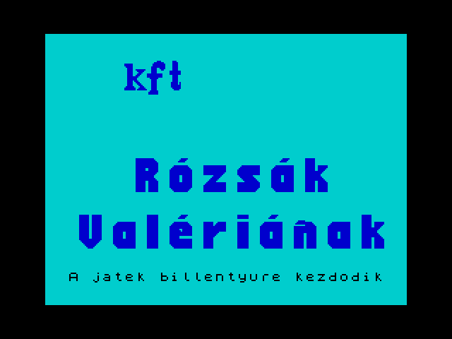 KFT: Rozsak Valerianak image, screenshot or loading screen
